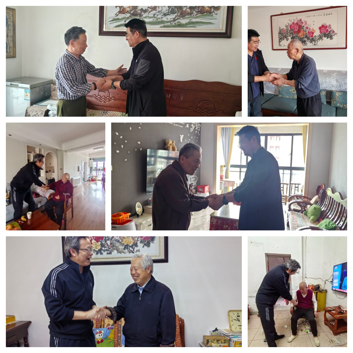 情暖桑榆慰晚晴 岁岁寿辰寄温情——离退休工作处开展80、90周岁整生日走访慰问活动